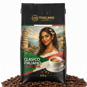 kavrulmuş nitelikli classico italliano espresso 200 gr.