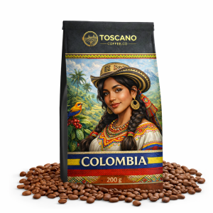 kavrulmuş kolombiya nitelilkli kahve çekirdeği 200 gr.